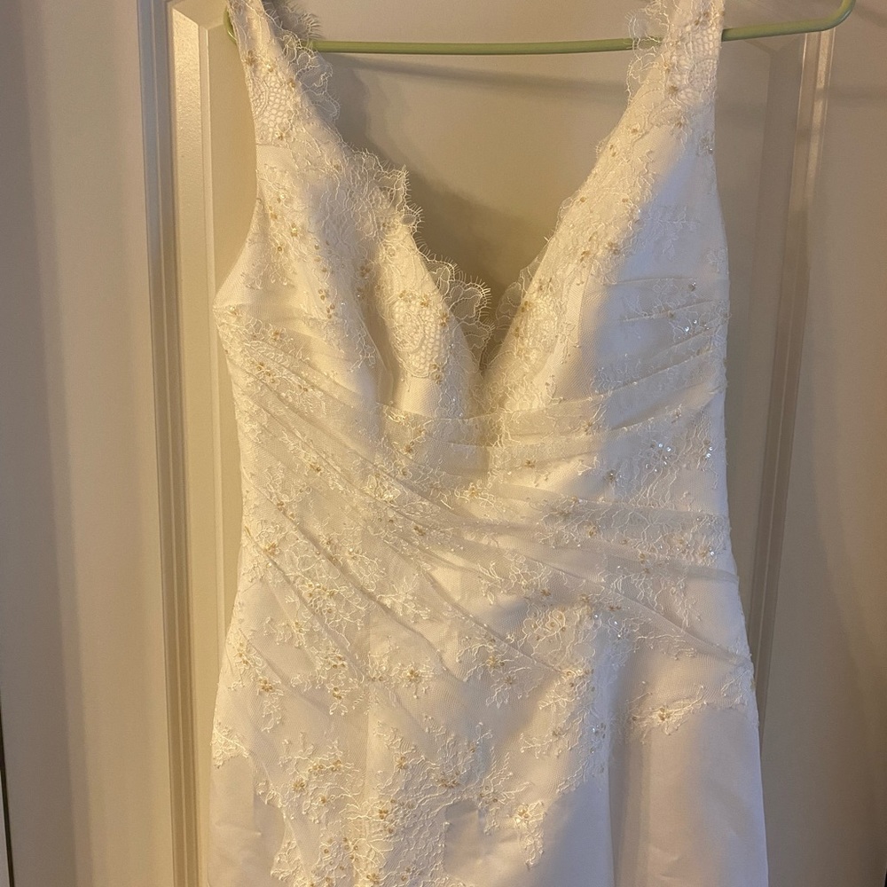 Augusta Jones Wedding dress Gown size 12 Cream fits like a 6